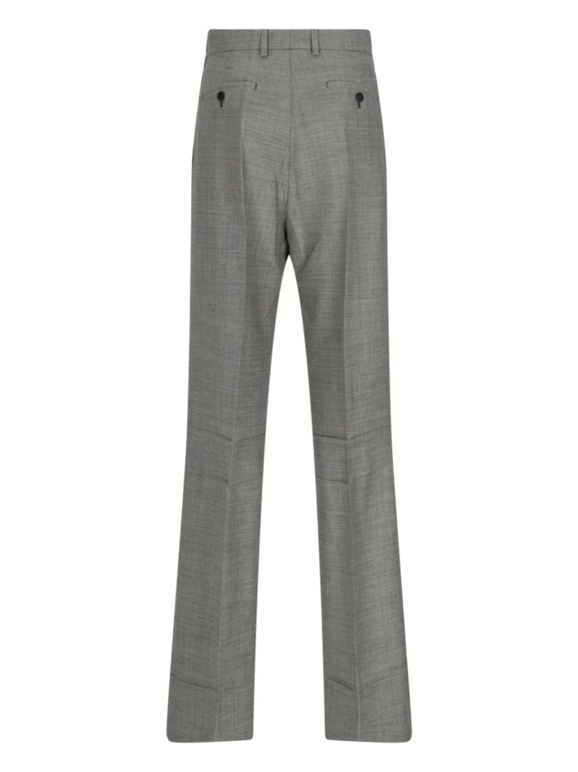 Prada Wool Pants In Gray