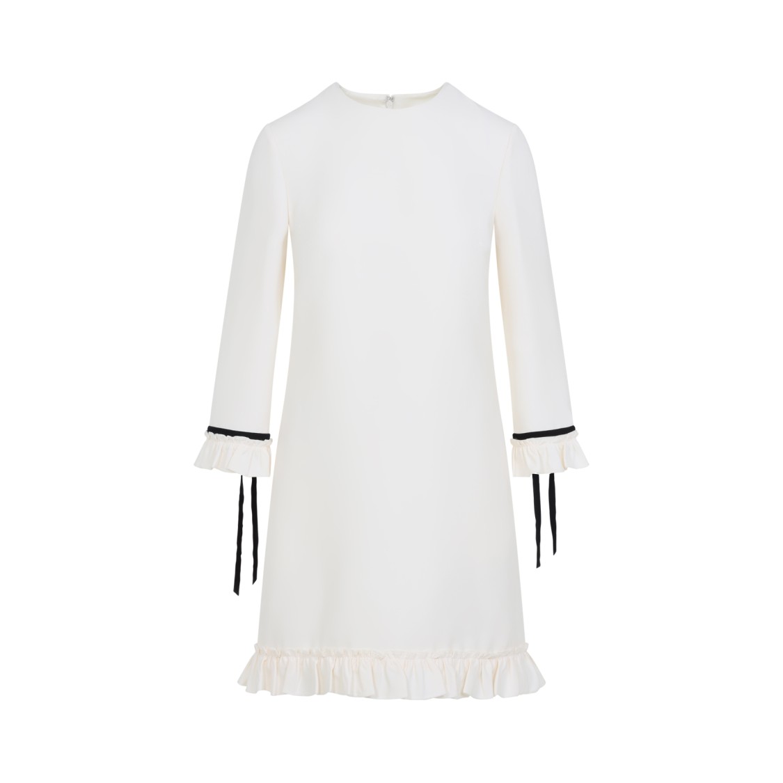 ワンピース VALENTINO IVORY WOOL BLEND DRESS Valentino Boutique Ivory Wool Dress – Anteactus