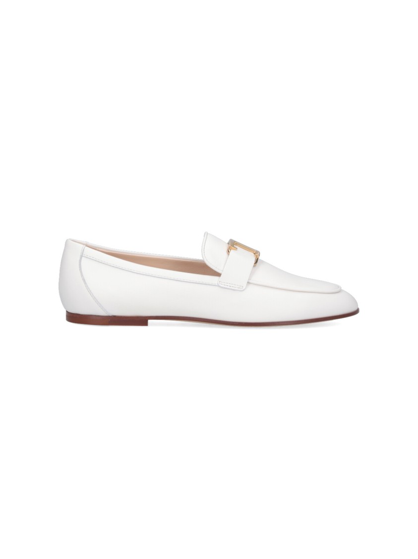 Tod's "t Timeless" Loafers White