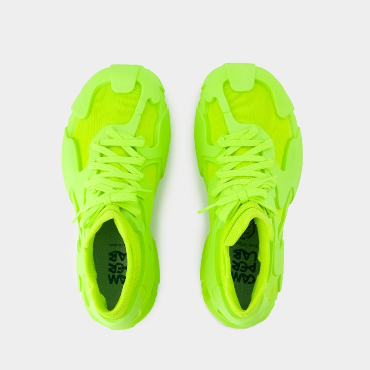 【関税込み】Tossu Sneakers - Camper - Leather - Green Camper Tossu Sneakers - Leather - Green in Green | THE LIST
