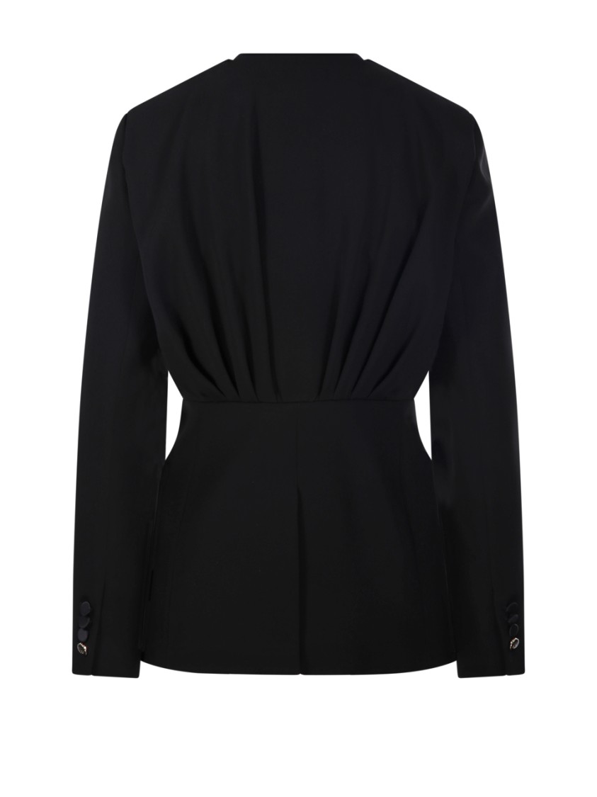 Shop Max Mara Pianoforte Gradi Blazer In Black