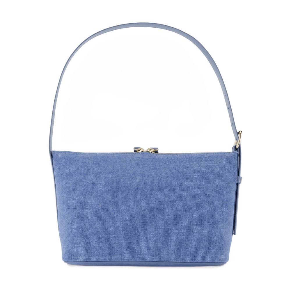 Apc A.p.c. Vera Shoulder Bag - Cotton - Blue In Blue