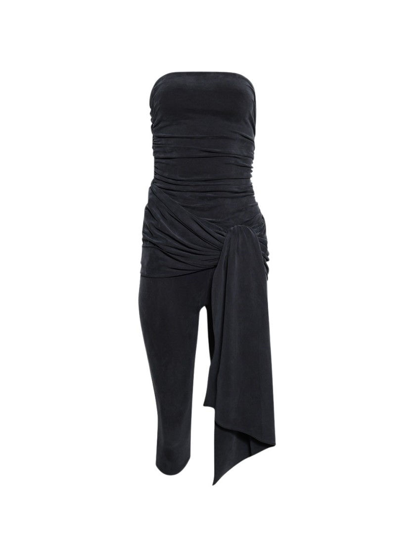 Alexander Wang Vintage Effect Stretch Jumpsuit With Knot Detail