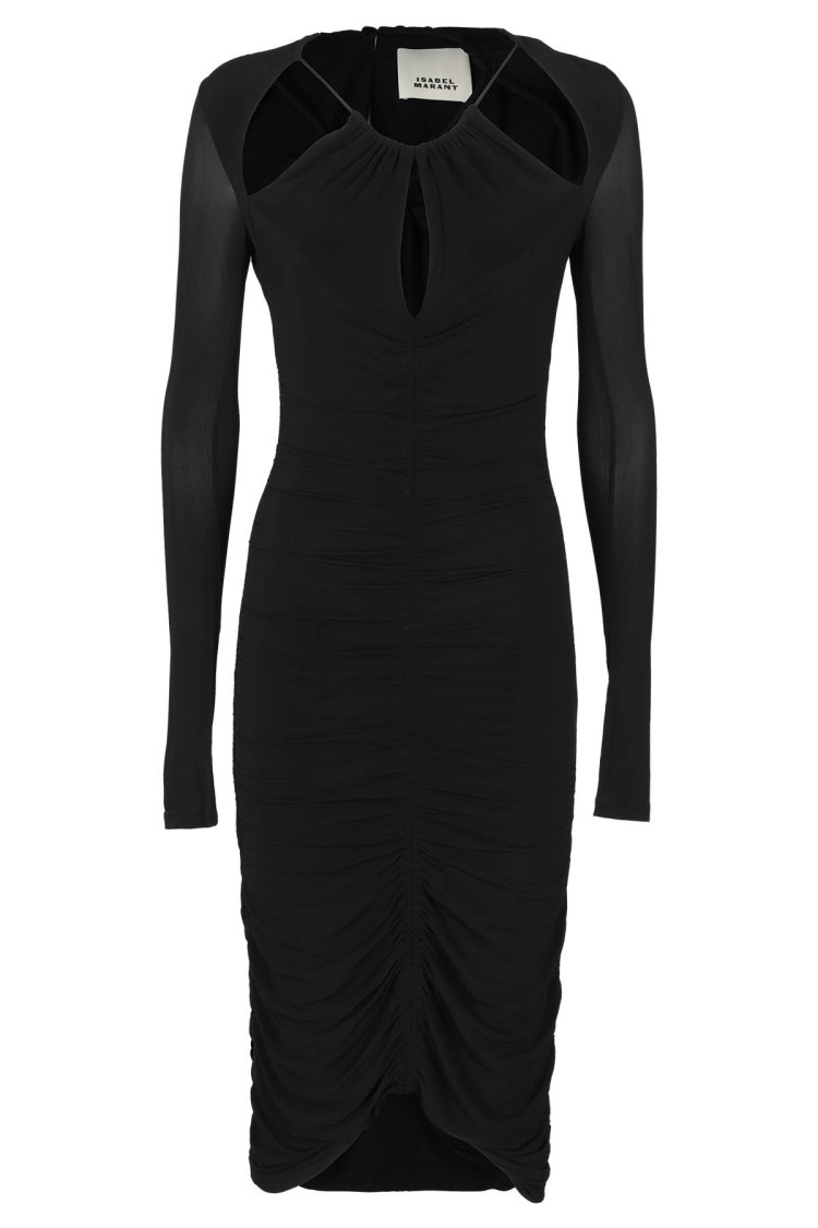 ISABEL MARANT ISABEL MARANT LOGANE DRAPED MIDI DRESS
