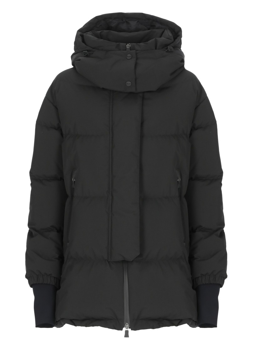Herno Quilted Down Jacket In Black
