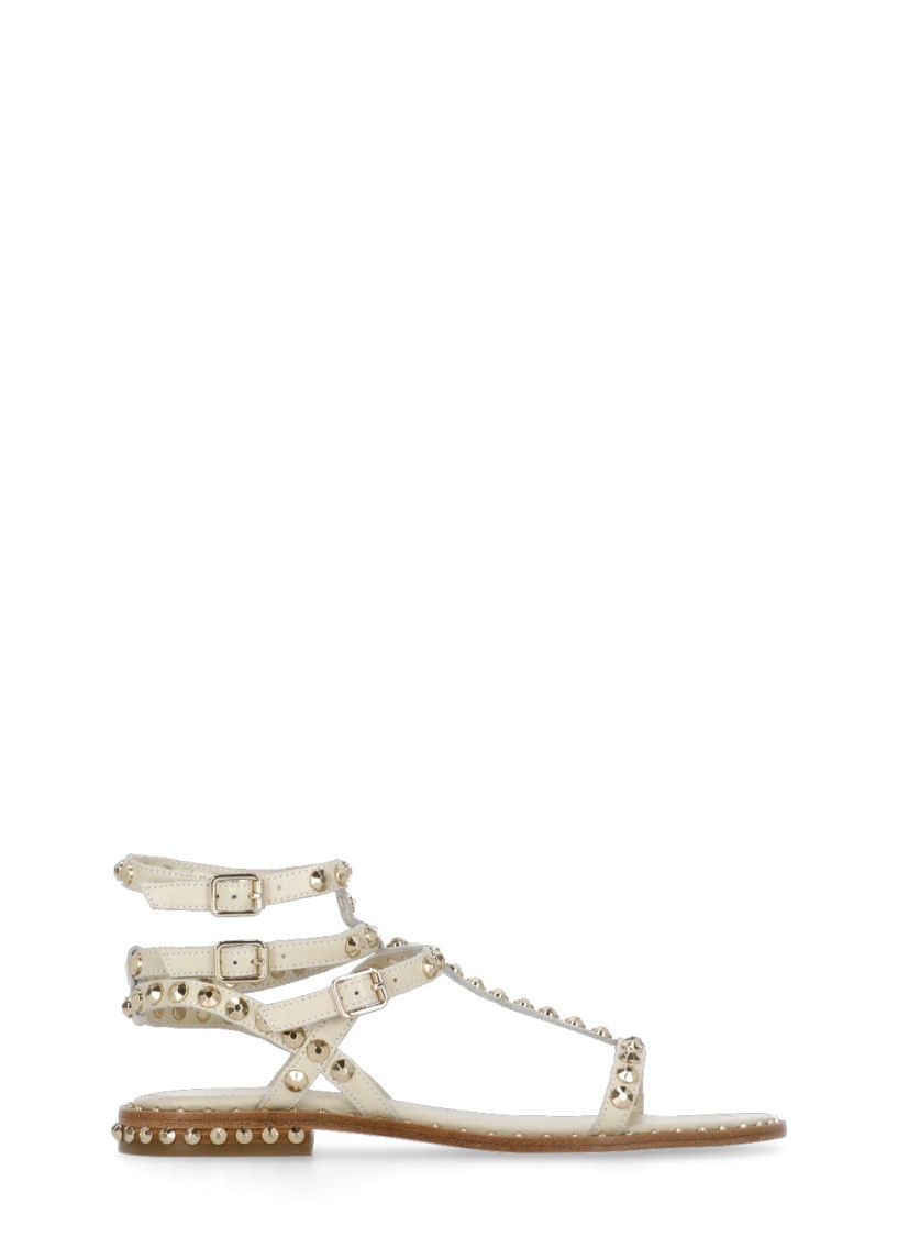 Ash Ivory Play Sandals In Neutrals