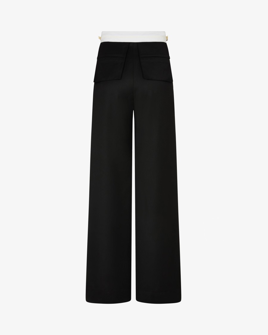 Serena Bute Inside Out Trouser - Black In Black
