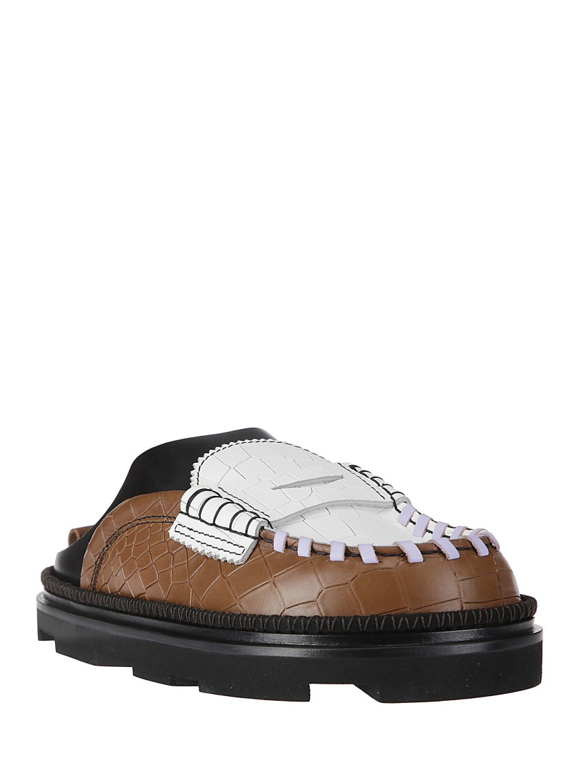 Colville Comfortable Chunky Mules In Brown