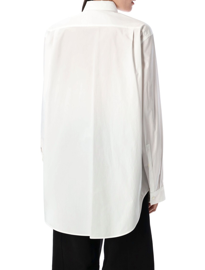 Moncler X Willow Smith White Cotton Shirt In White