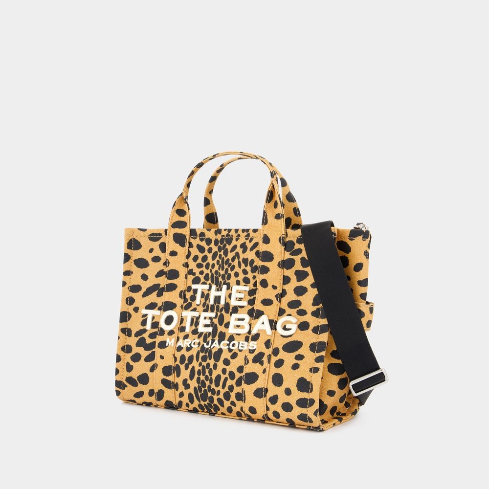 Marc Jacobs Cheetah Medium Tote Bag In Yellow