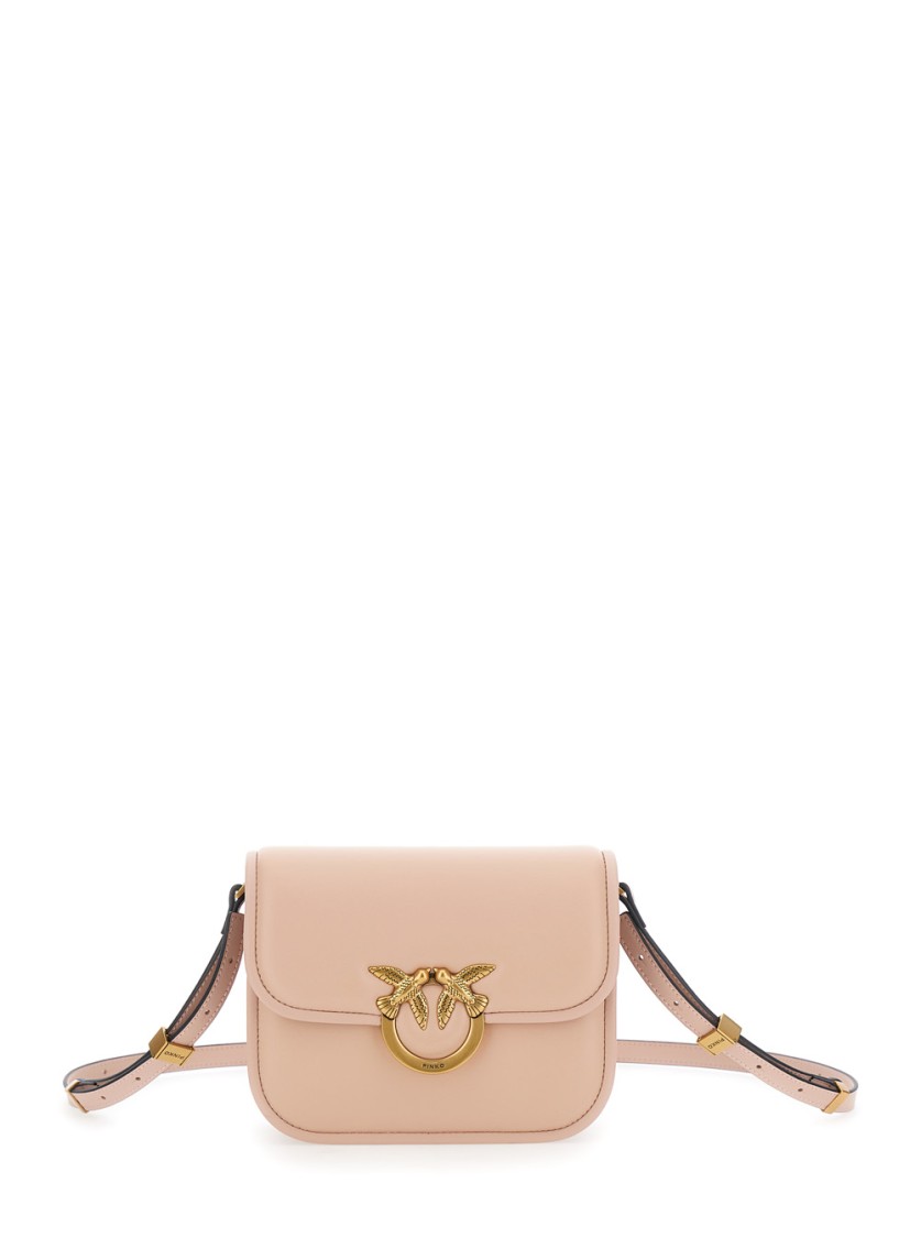 Pinko Love Box' Pink Crossbody Bag