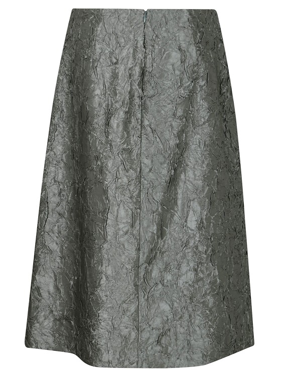 Shop Dries Van Noten Shera Bis Cr 1428 W.w.skirt In Grey