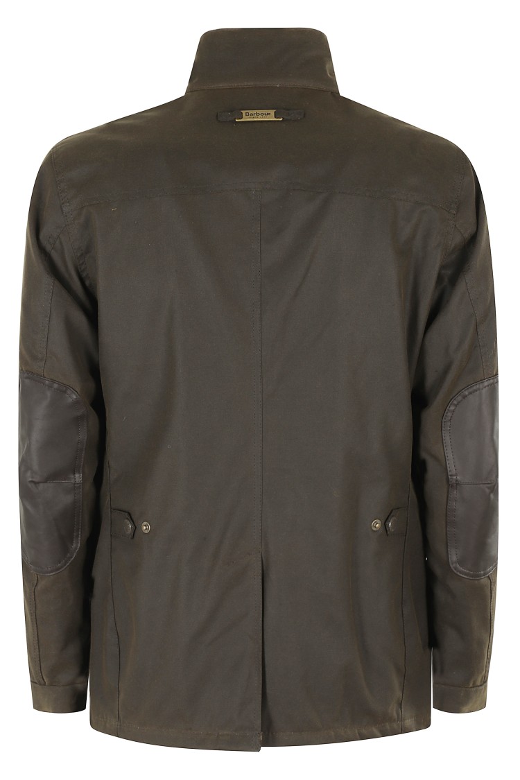 Barbour Ogston Wax Jacket Down Jacket in Black | THE LIST