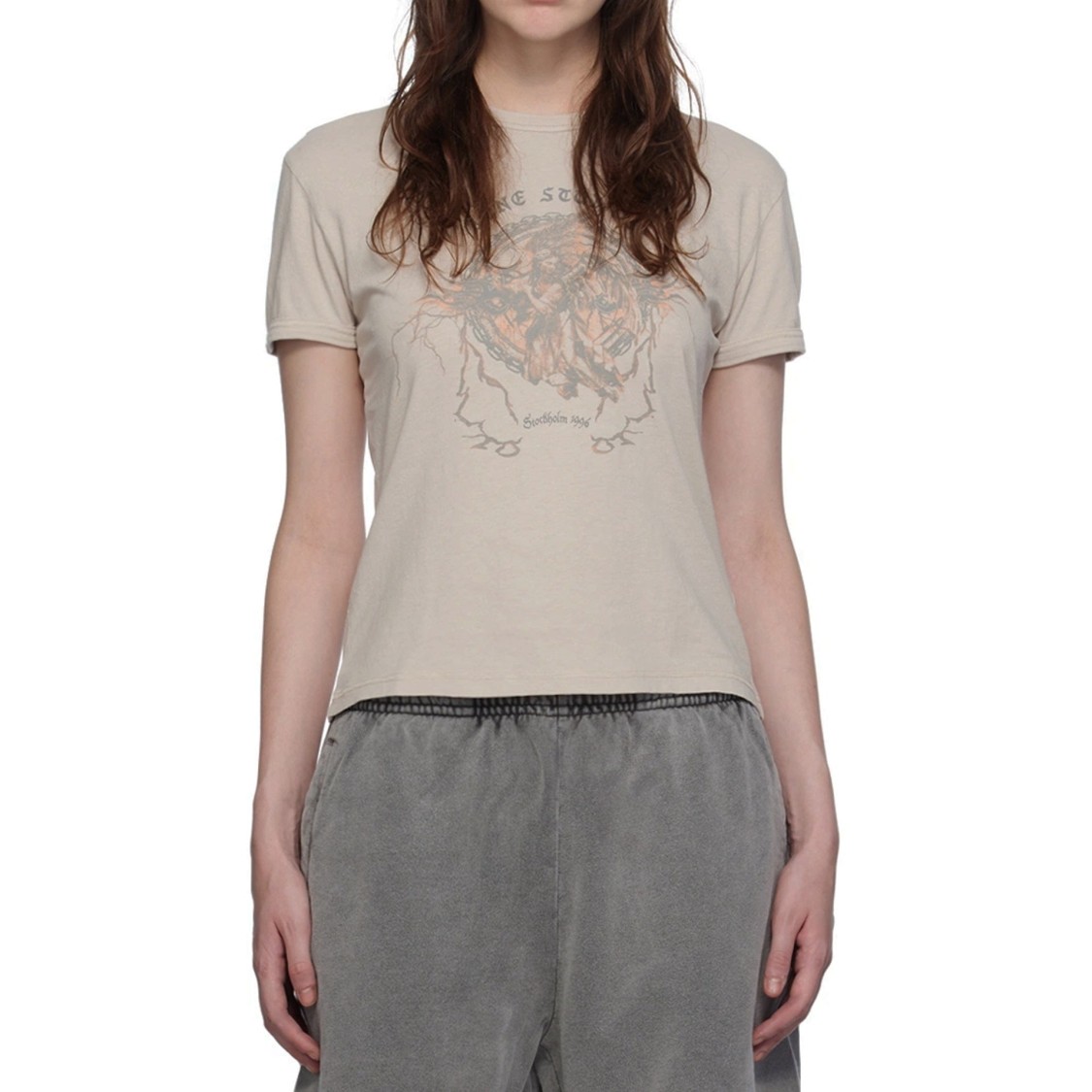 Acne Studios Etza Printed Cotton Jersey T-shirt