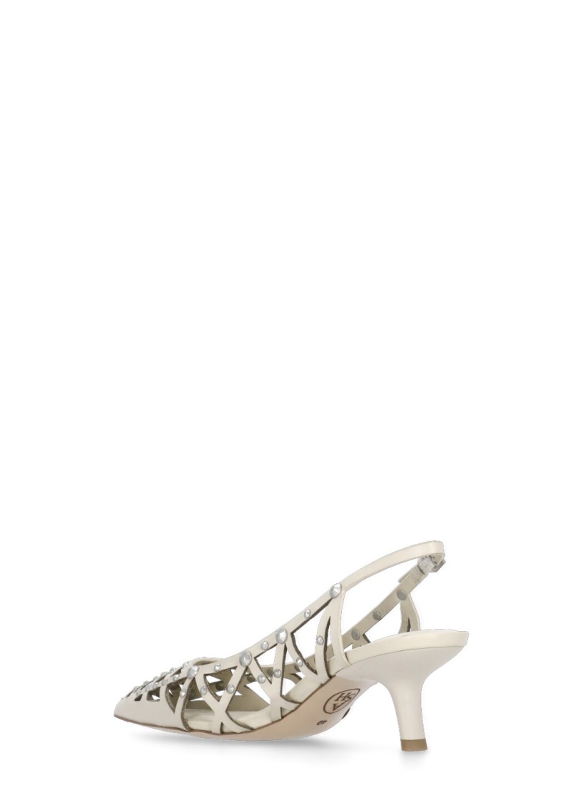 Ash Ivory Bizarre Slingback In Neutral