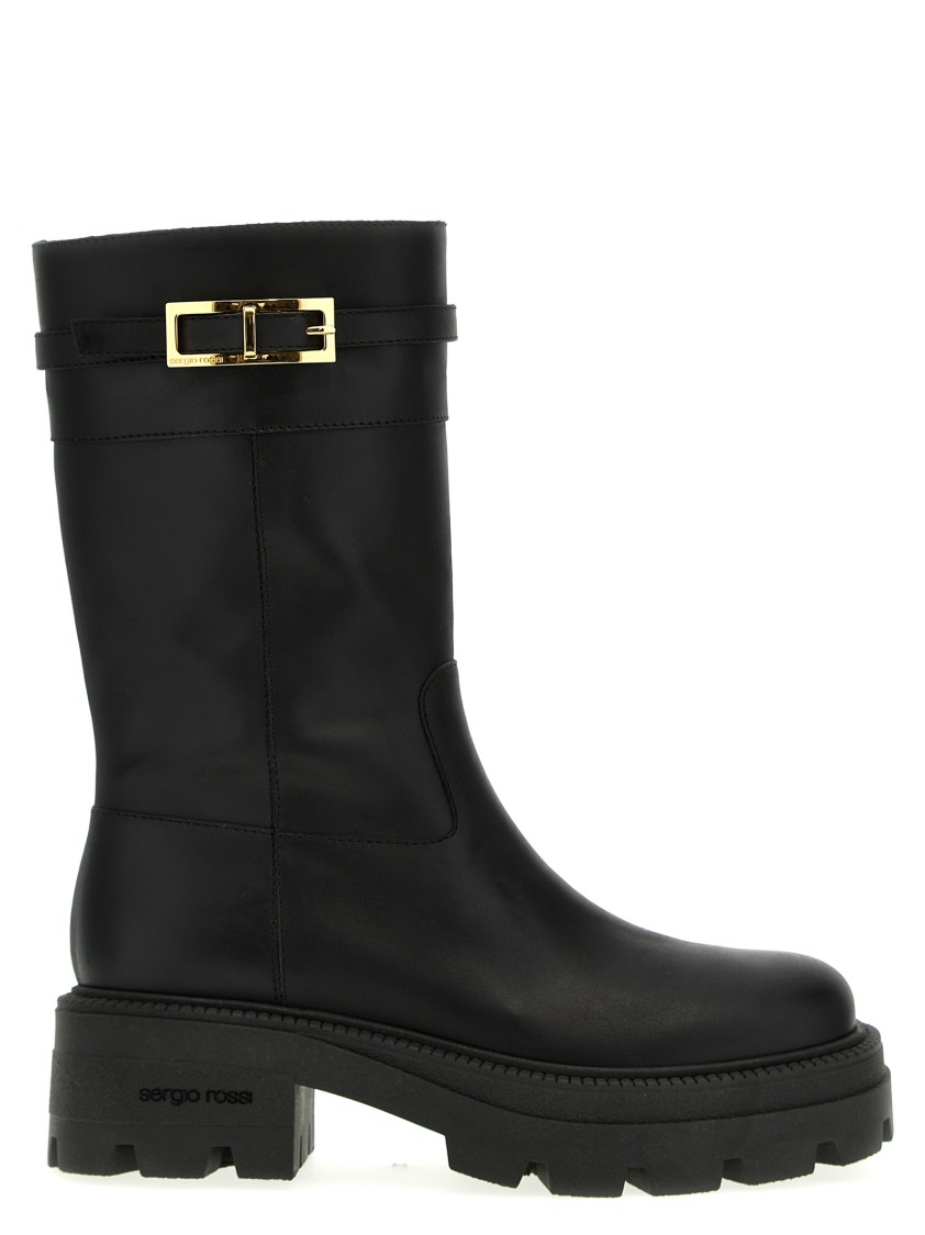Sergio Rossi Nora' Boots In Black