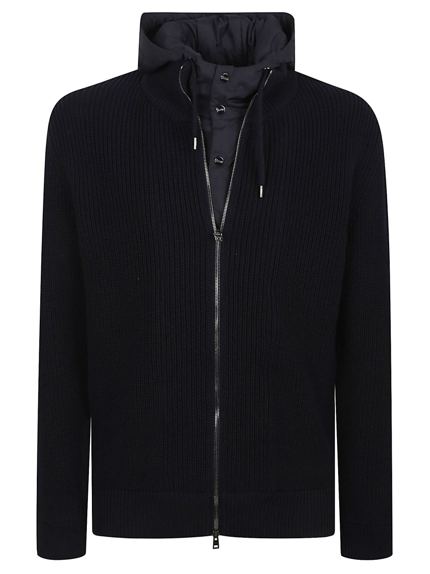 Herno Nylon Bib Knit Jacket