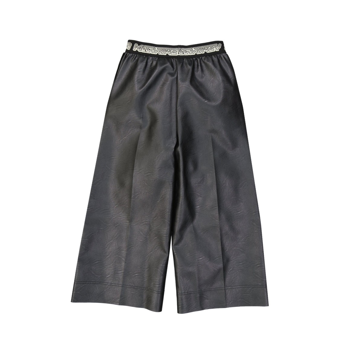 STELLA MCCARTNEY STELLA MCCARTNEY CROPPED LEATHER EFFECT PANTS
