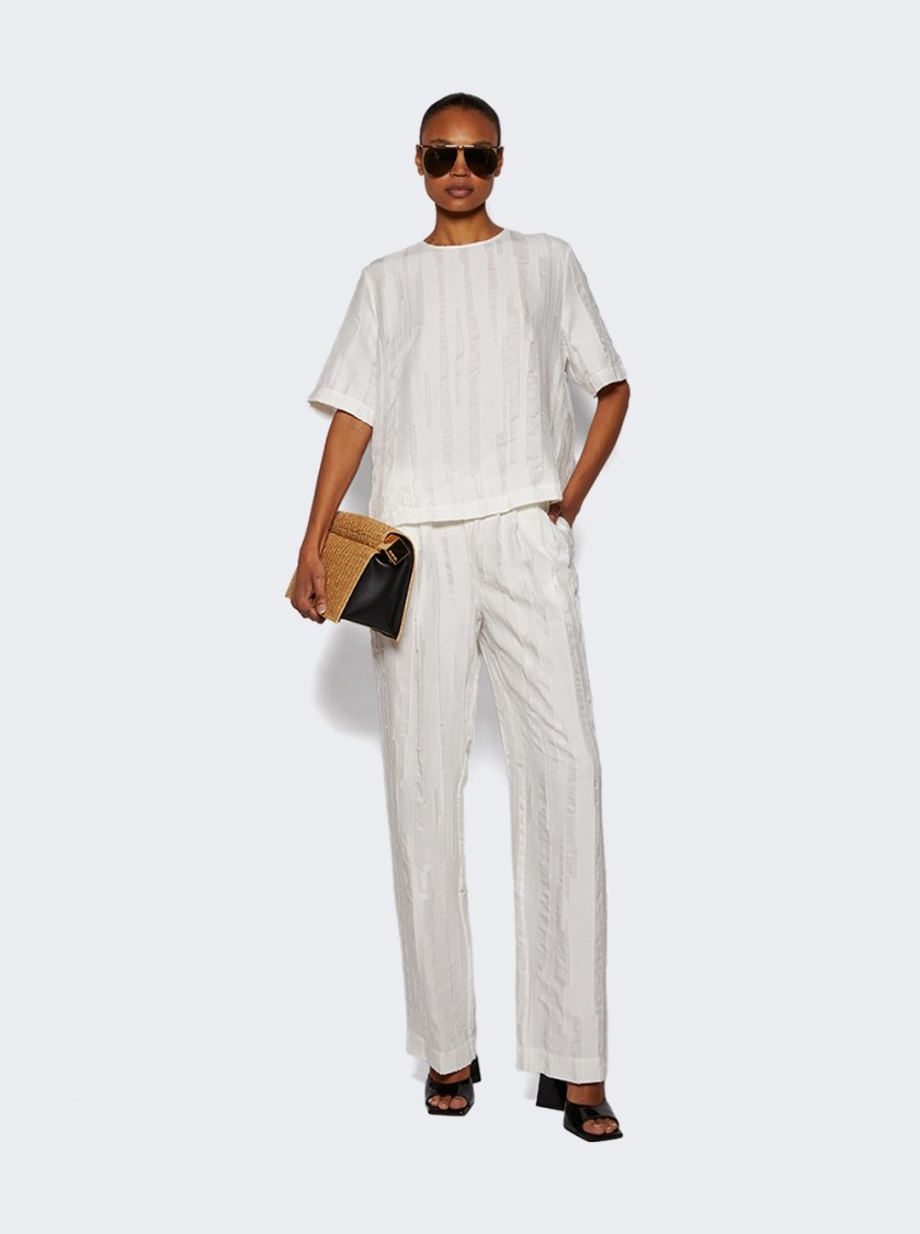 Shop Jacquemus Rond Carre Clutch Natural And Black In Neutrals