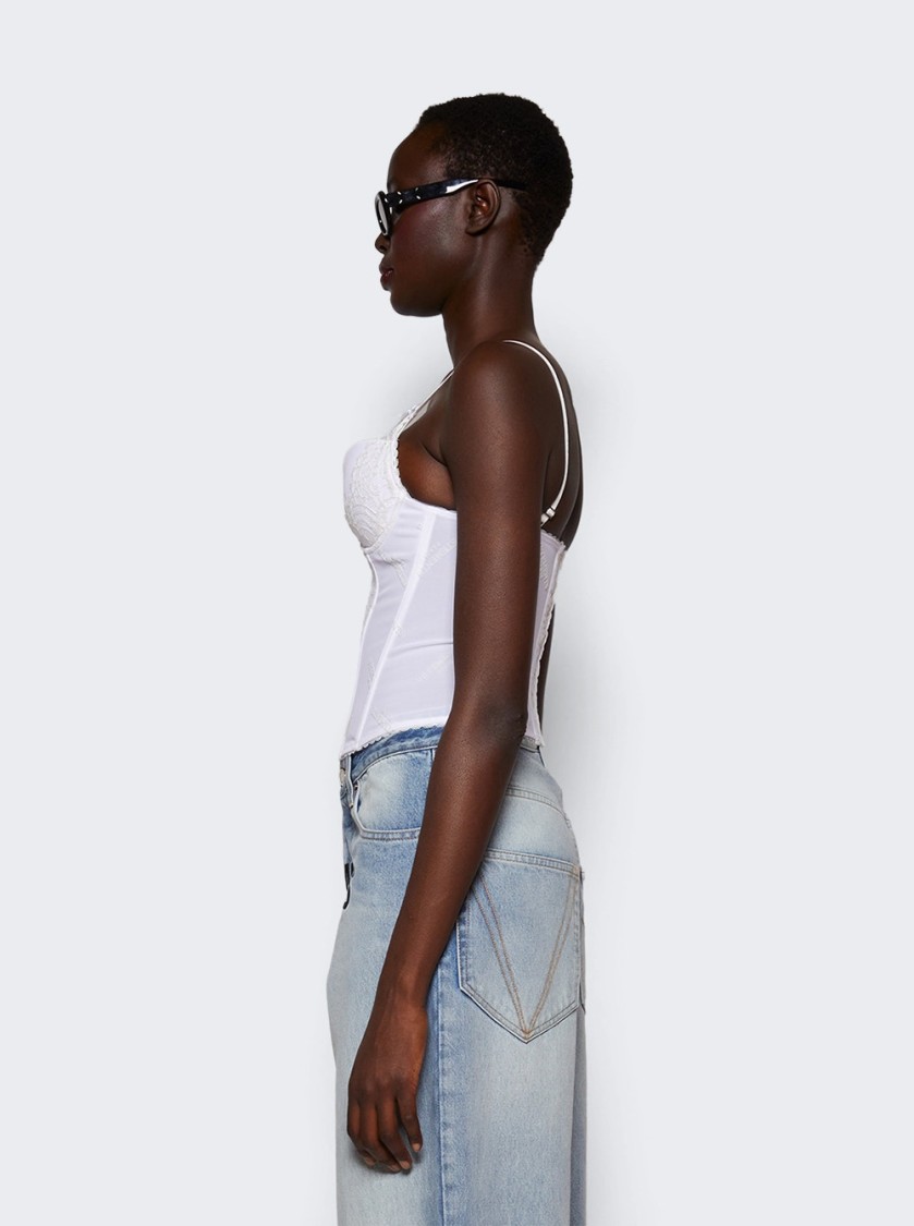 Vetements Corset Top White In White