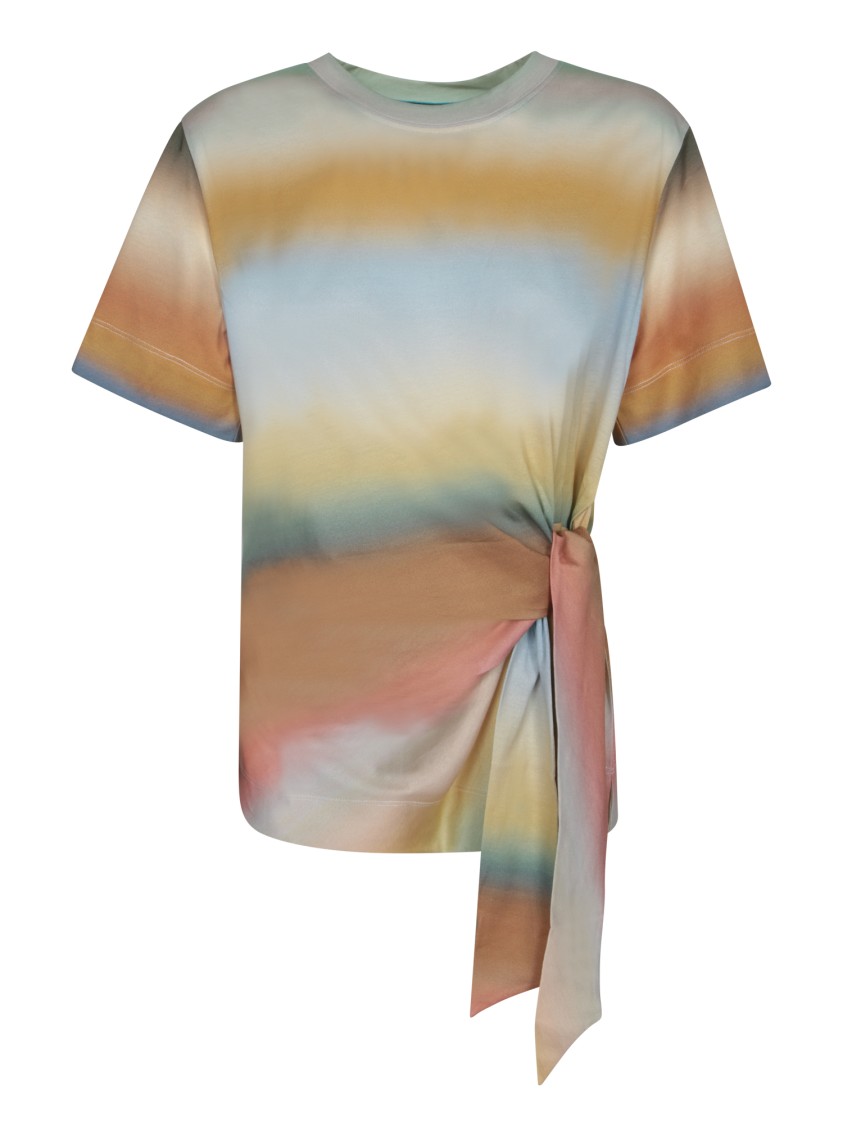 Paul Smith Gradient Tie-side T-shirt In Organic Cotton