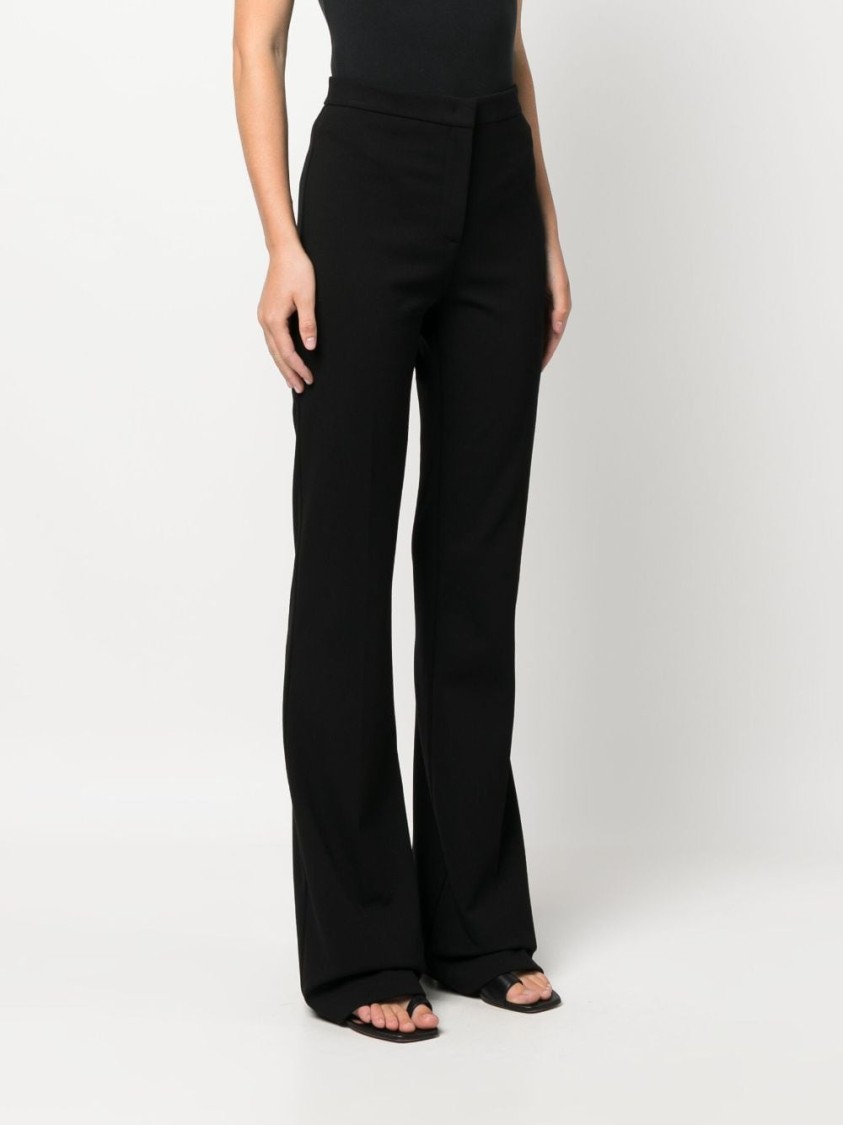 Pinko Black High-waist Tailored Trousers In Black