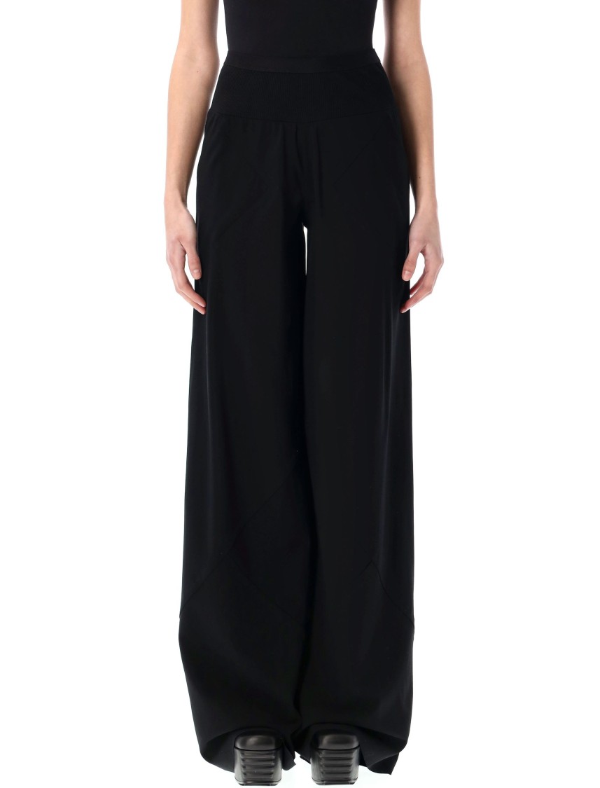 Rick Owens Blue Hollywood Bolan Bootcut Jeans In Black