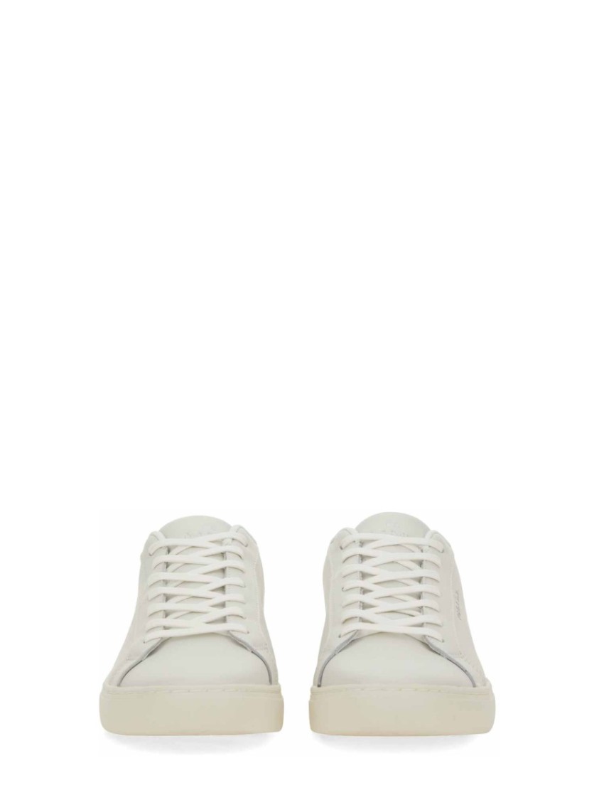Shop Ps By Paul Smith Ps Paul Smith Cow Leather Sneakers With Striped Detail