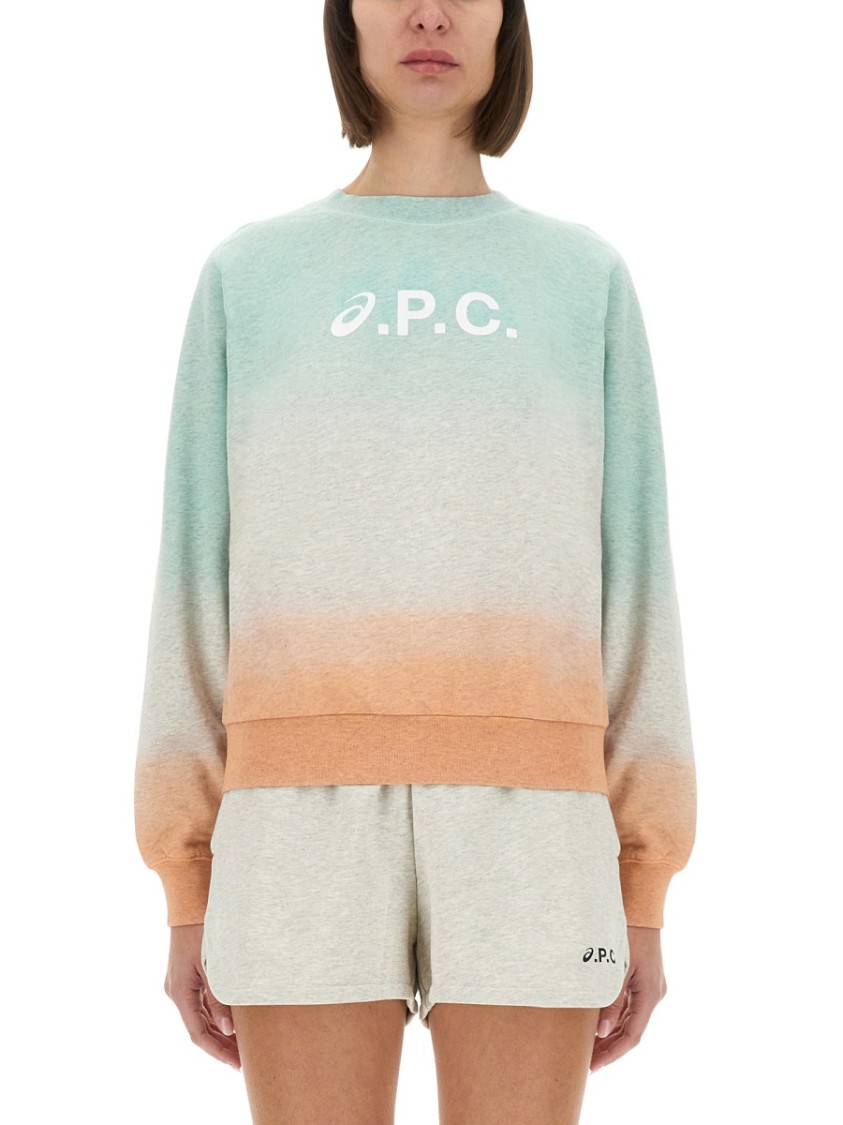 A.p.c. X Asics "stone" Sweatshirt