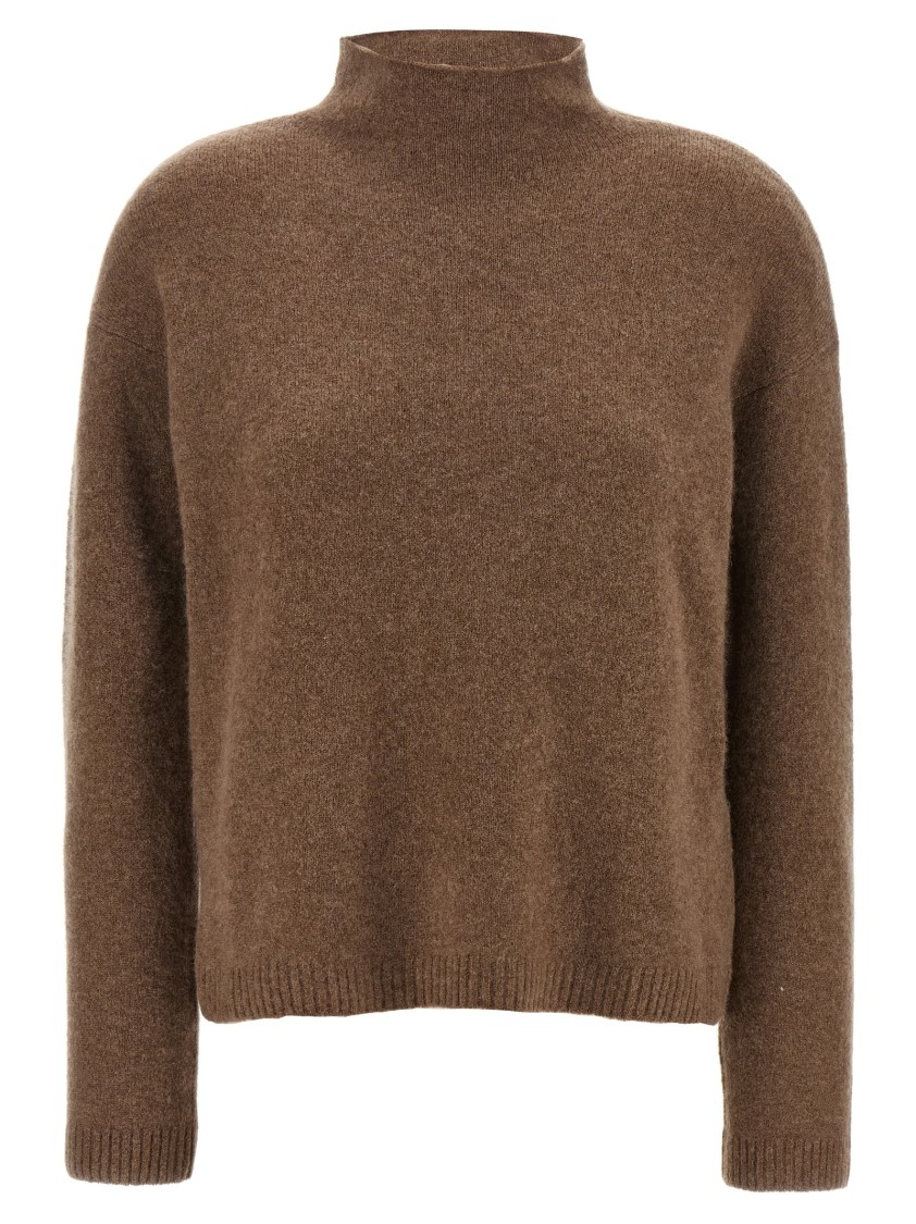 Max Mara Gianna Turtleneck Sweater In Brown