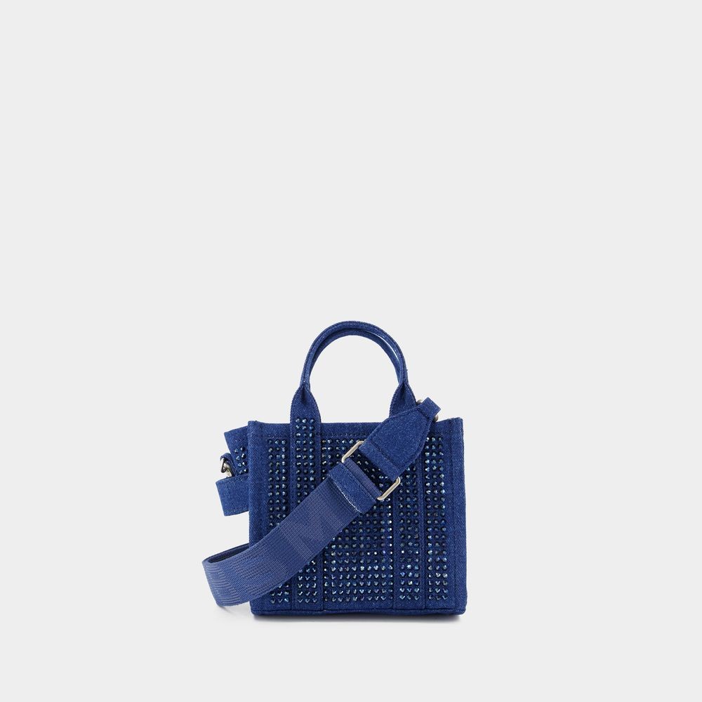 MARC JACOBS MARC JACOBS THE CROSSBODY TOTE - COTTON - BLUE