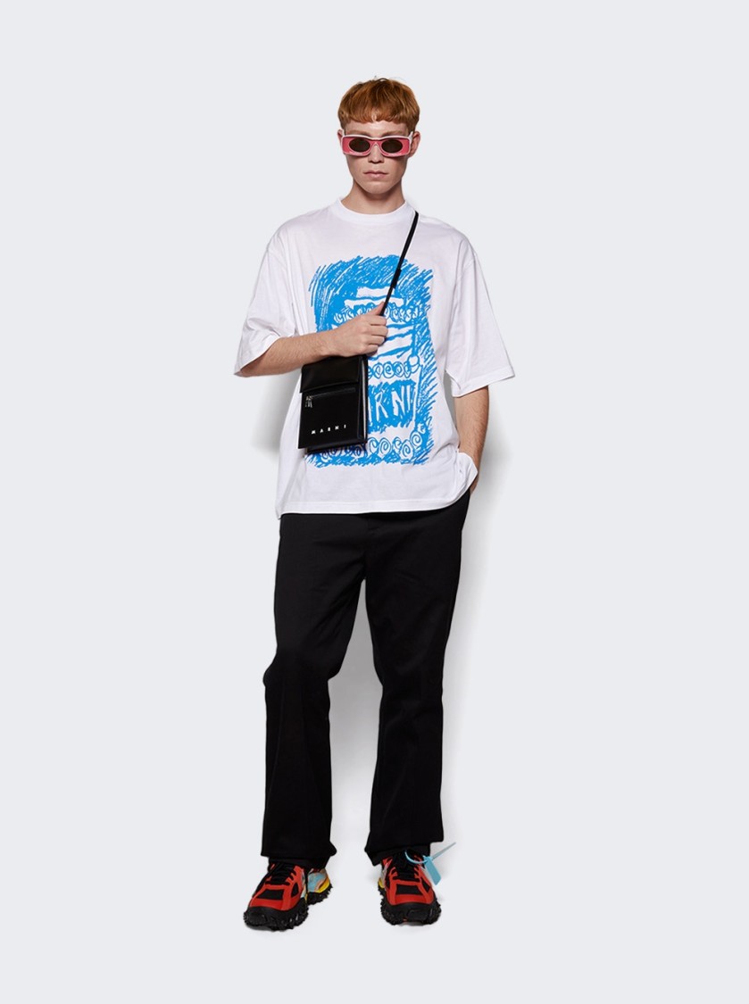 Shop Marni Crayon Print T-shirt