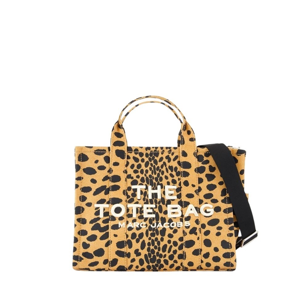 Marc Jacobs Cheetah Medium Tote Bag In Yellow
