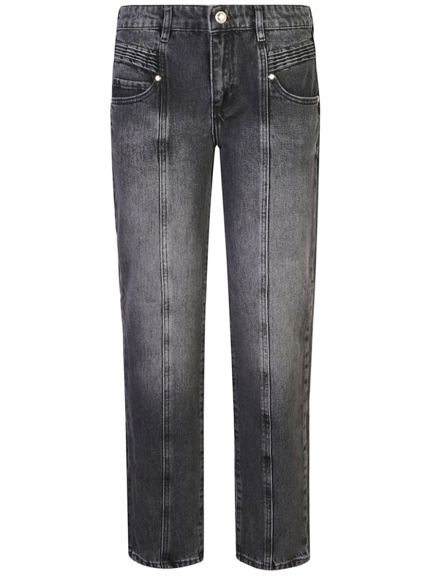 JUST CAVALLI JUST CAVALLI TAILORED BLACK JEANS WITH DETAILING AND FIT