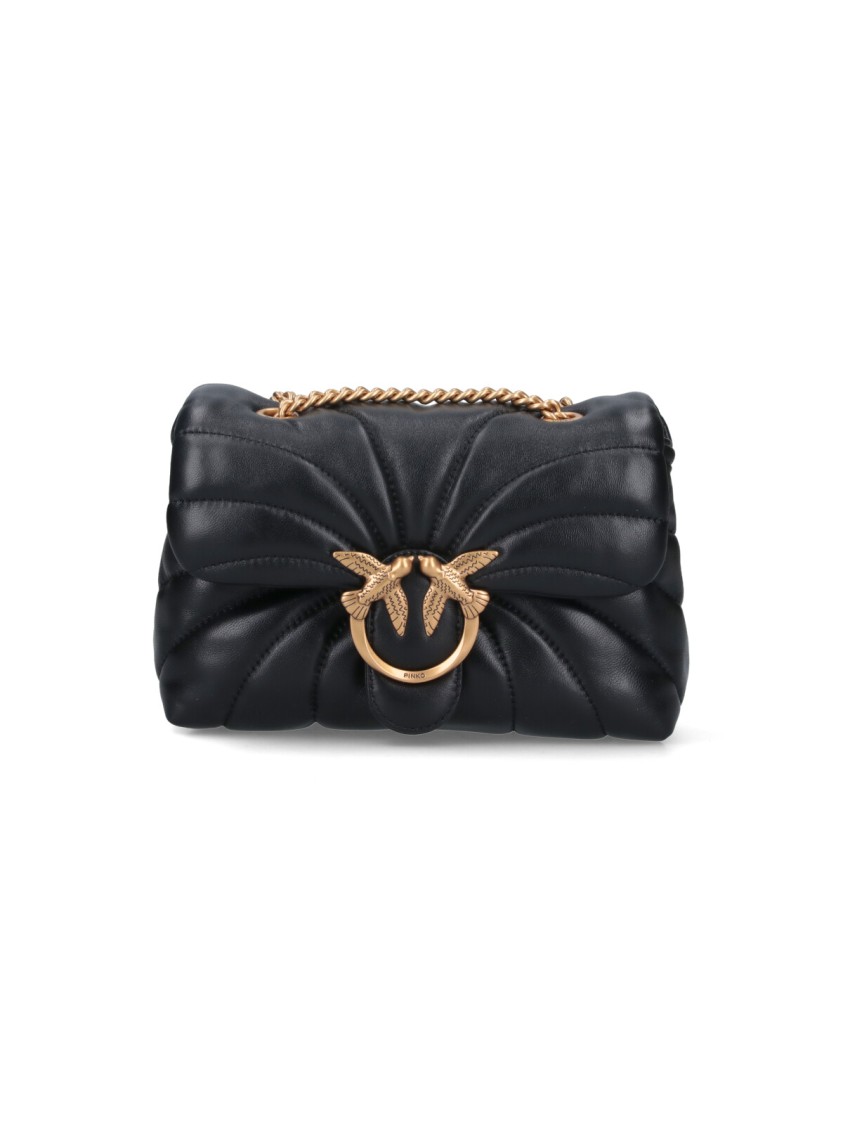 Pinko Love Puff Butterfly' Mini Bag  Black