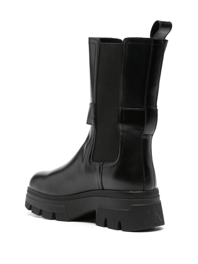 Calvin Klein Jeans Est.1978 Calvin Klein Jeans Chunky Combat Chelsea Boots In Black