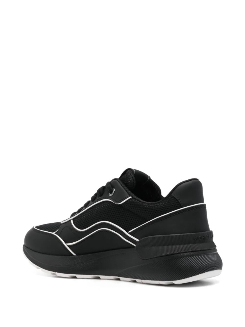 Michael Kors Black Trainers With Cushioned Sole In Black