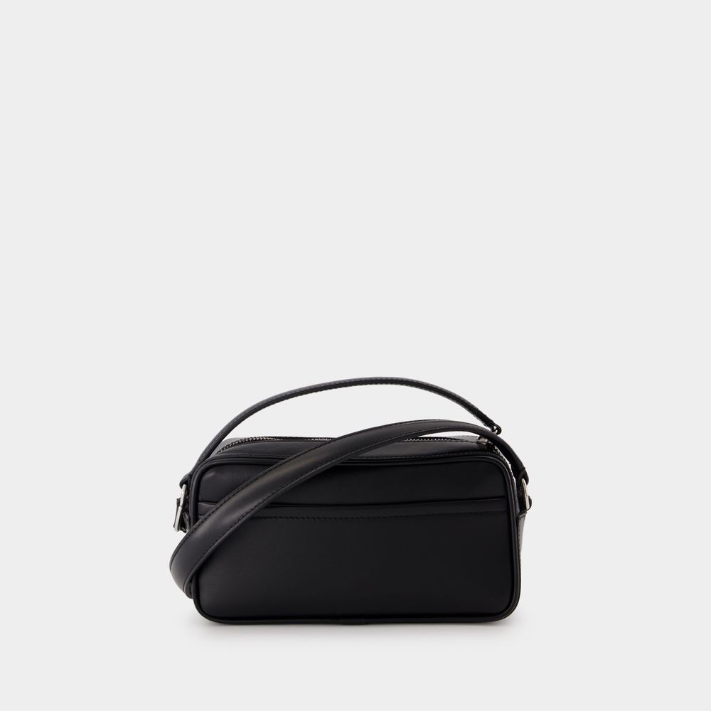 Shop Jacquemus Le Baneto Crossbody - Leather - Black