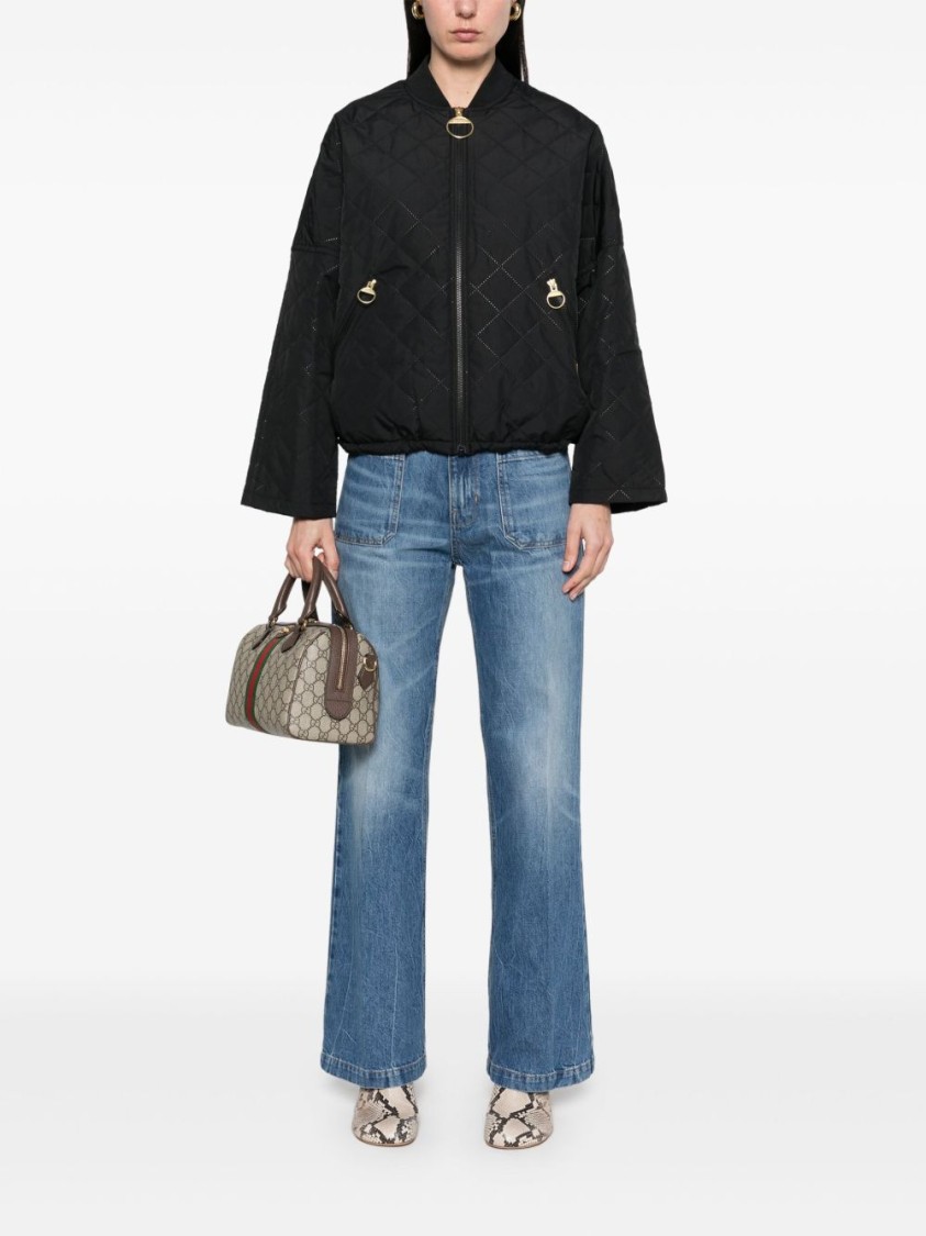 Barbour Black Polyester Emlyn Jacket In Black