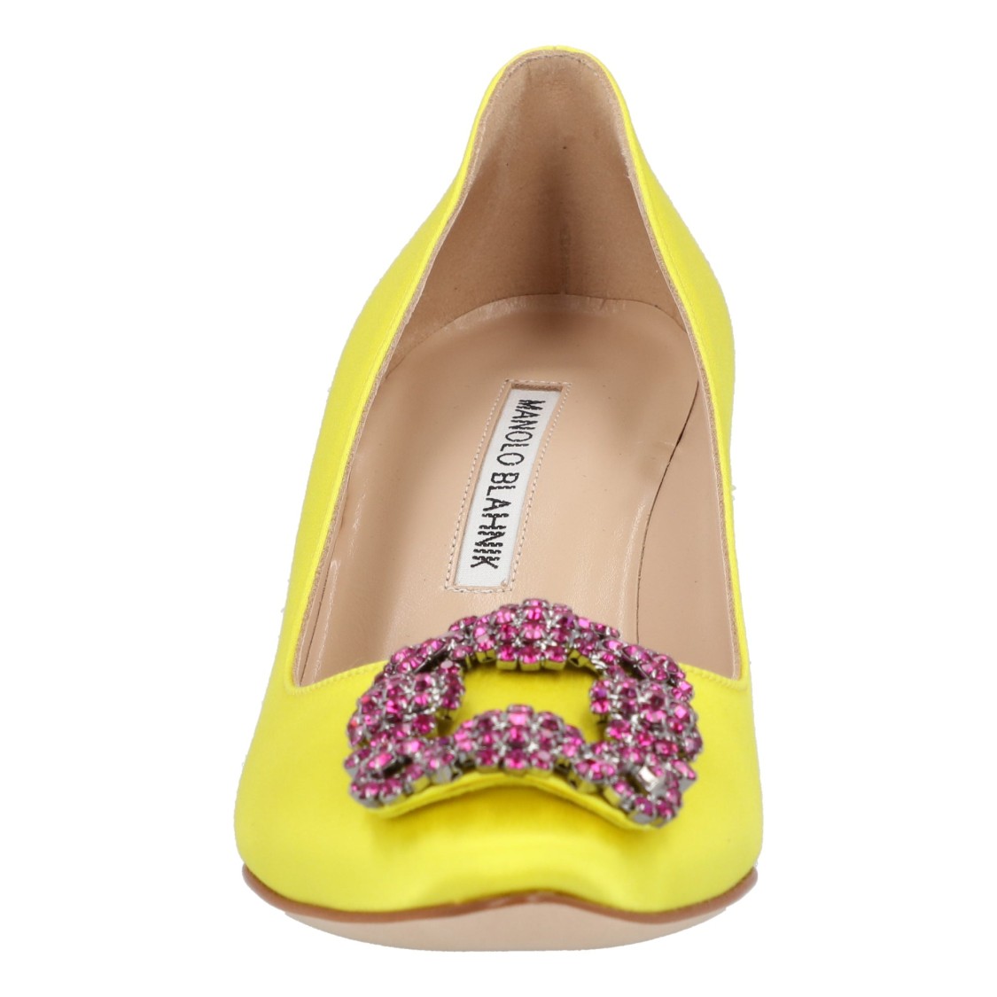 Manolo Blahnik Hangisi 70mm Leather Pumps