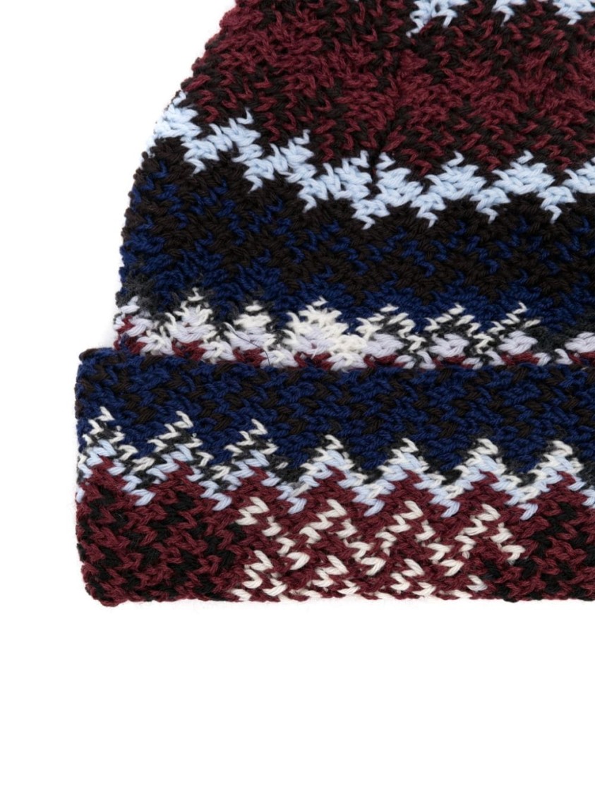 Missoni Zigzag-woven Beanie In Black