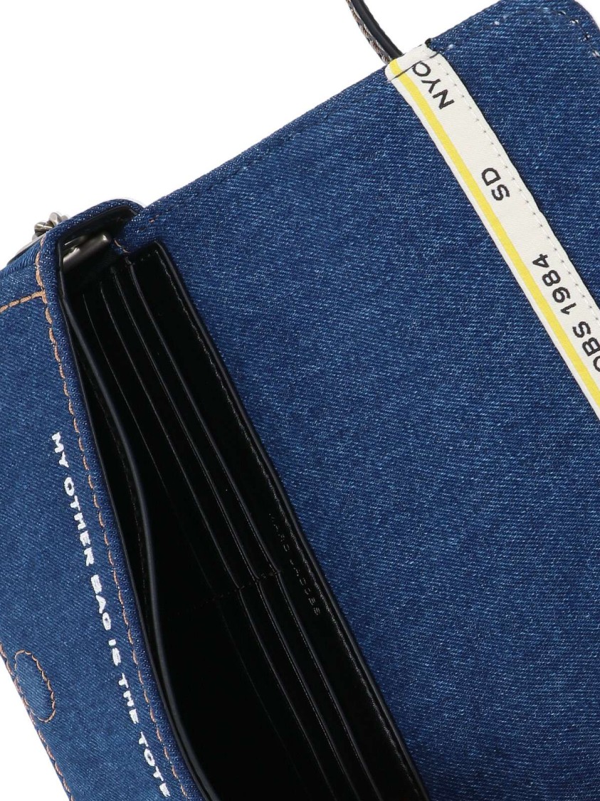 Marc Jacobs The Denim Chain Dark Wash Mini Cross-body Bag