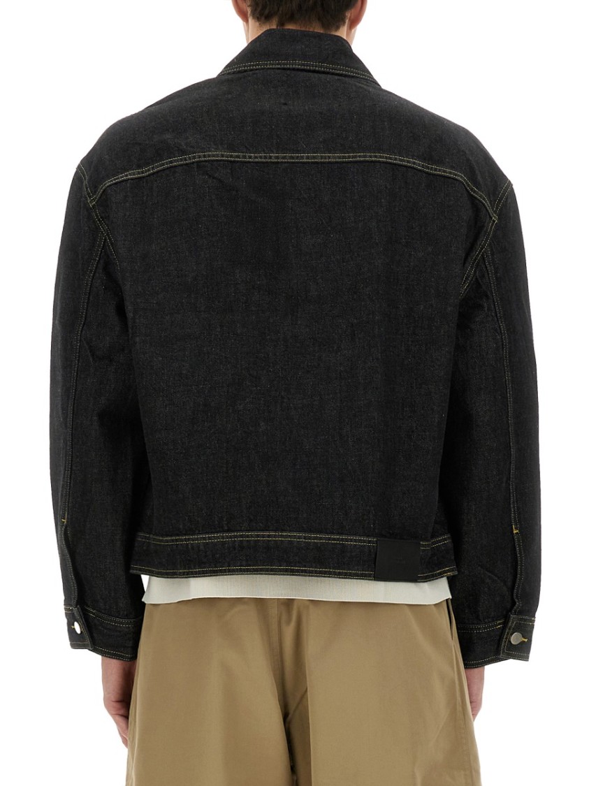 Studio Nicholson Klassische Jeansjacke In Black