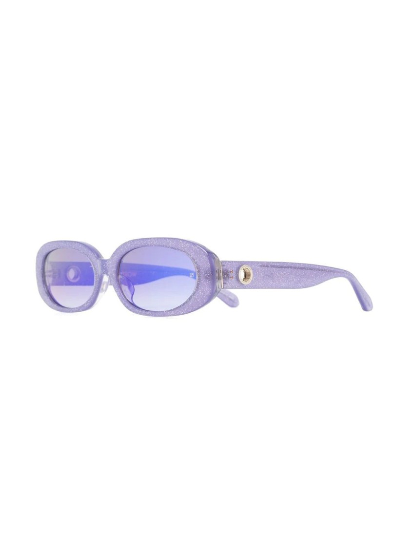 Linda Farrow Cara Sunglass In Purple
