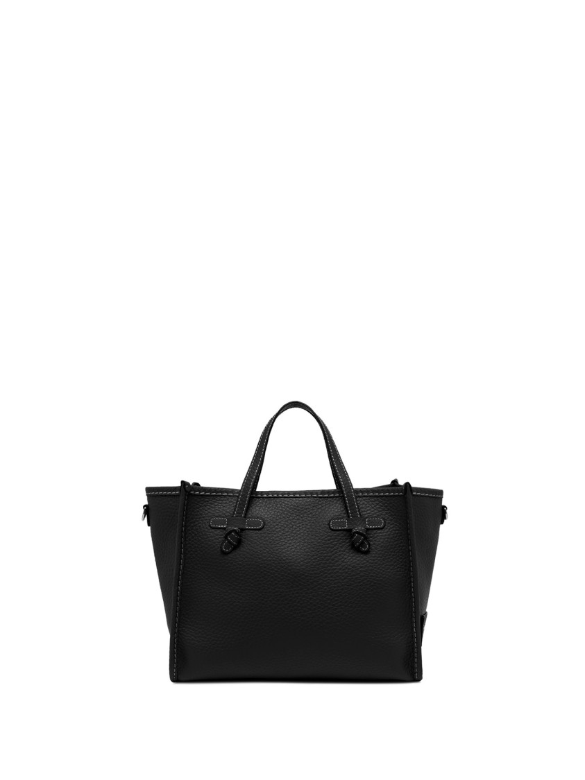 G.chiarini Marcella Marcella 32 Shopping Bag In Black Double Bubble Leather