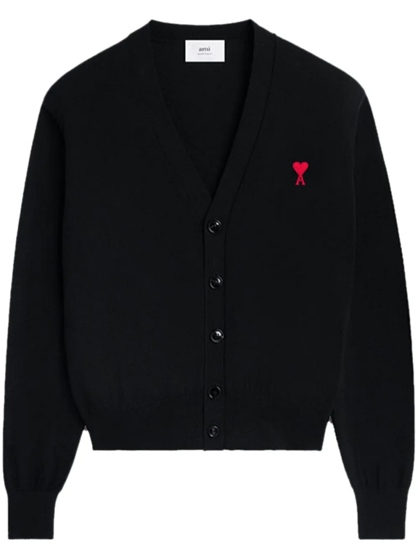 Ami Alexandre Mattiussi Ami Paris Sweaters In Black