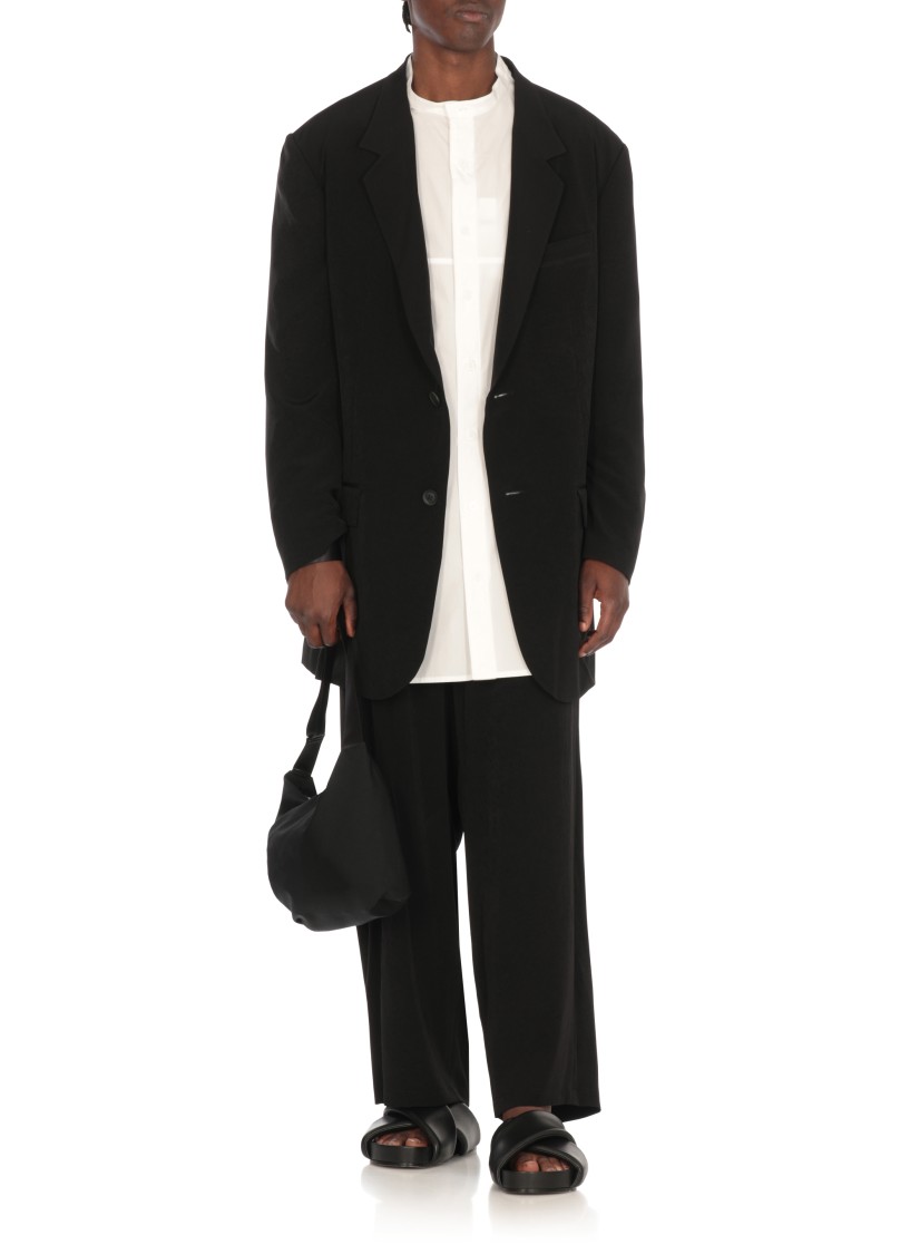 Yohji Yamamoto Single-breasted Blazer With Back Opening