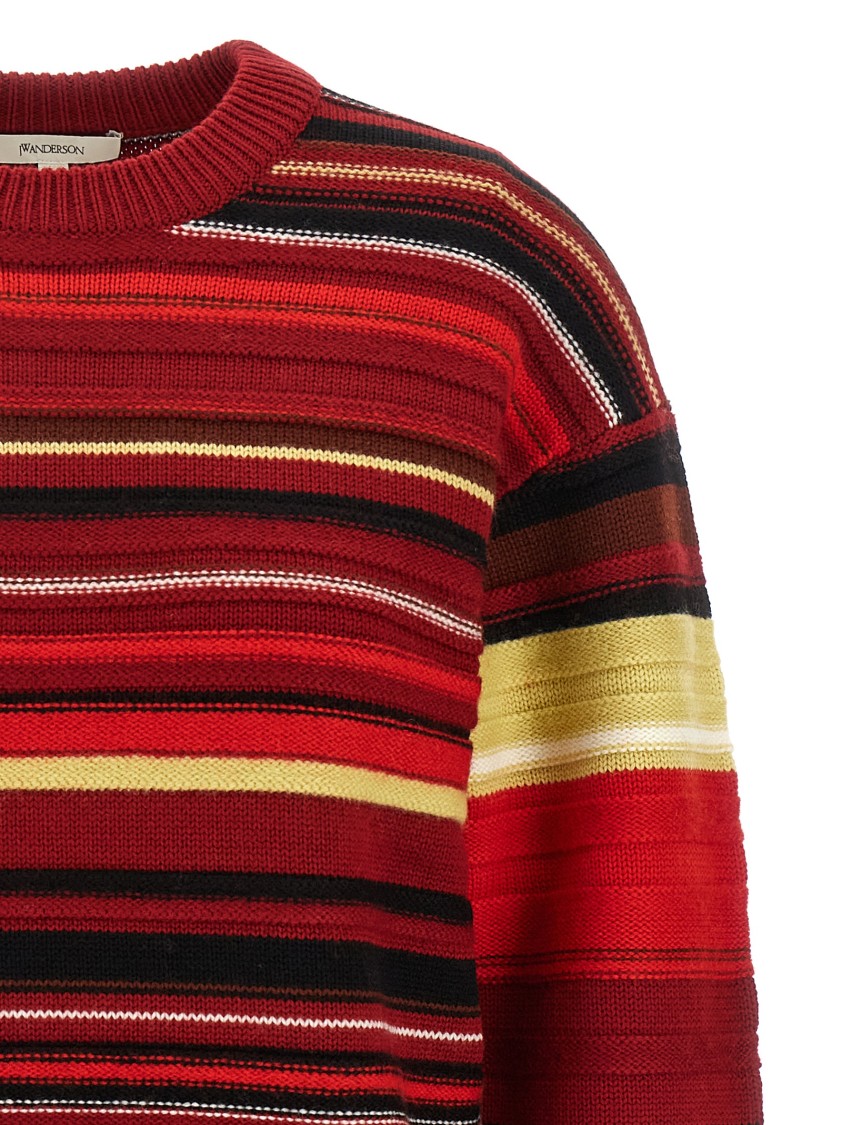 Jw Anderson Multi Stripe Sweater In Multi