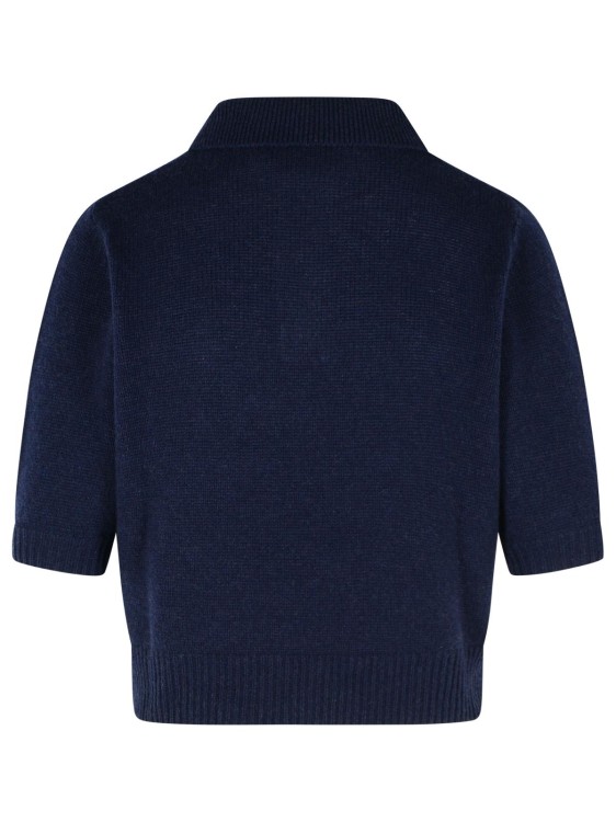 Marni Polo Sweater In Dark Blue Cashmere | THE LIST