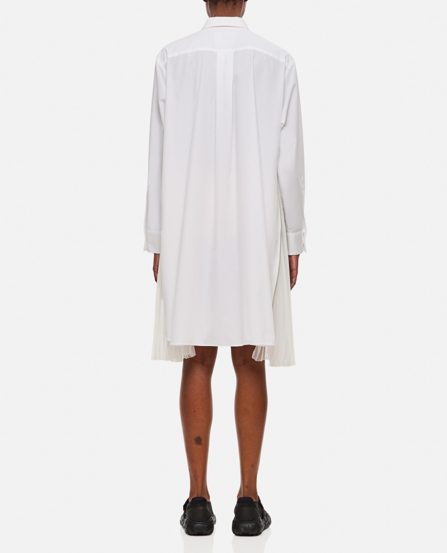 SACAI SACAI COTTON POPLIN DRESS